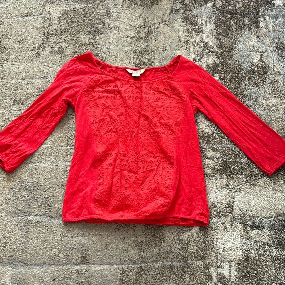 Red lucky brand size Small cute shirt❤️ made in India